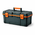 Werkzeugkasten Polypropylen Schwarz/Orange 52x25x30 cm