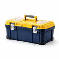 Werkzeugkasten Kunststoff Blau/Gelb 50x25x20 cm