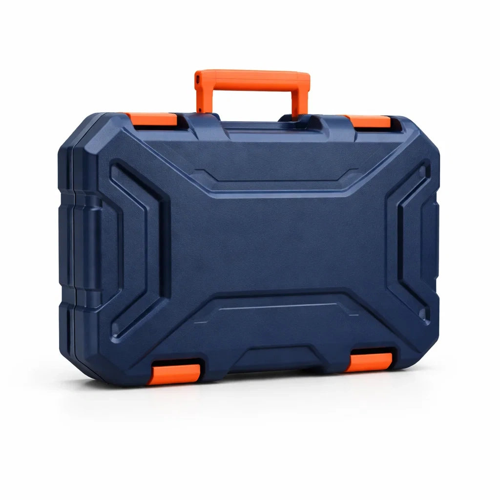Werkzeugkoffer Polypropylen Blau/Orange 43x32x12 cm