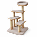 Katzenbaum Kratzbaum Sisal Polyester MDF Beige 120cm